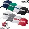 Wilson Golf Wilson Staff Golf Pro Tour SnapX Adjustable Mens Golf Cap Hat