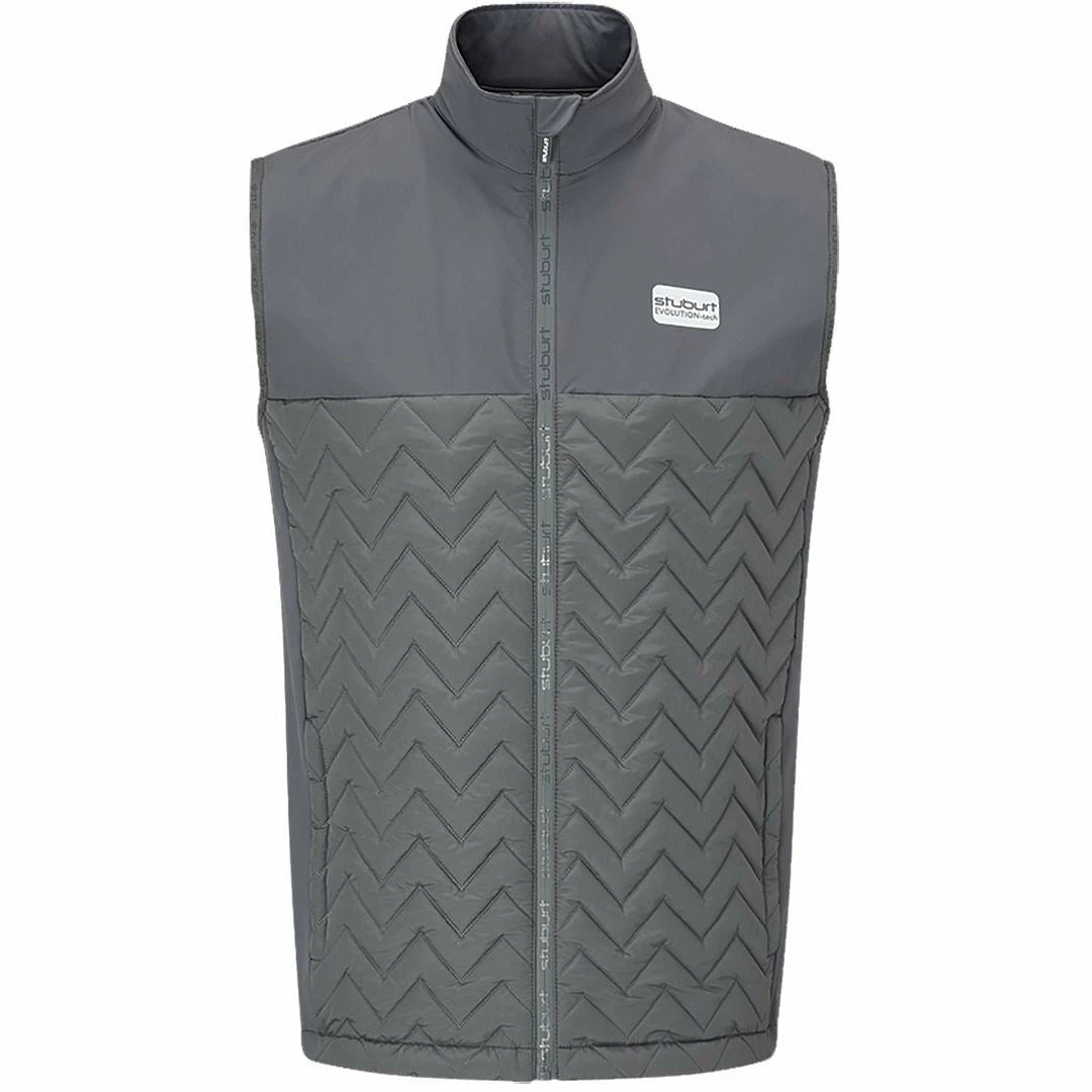 Stuburt Golf Mens Evolution Tech Thermal Padded Full Zip Windproof Golf Gilet Vest - Image 4