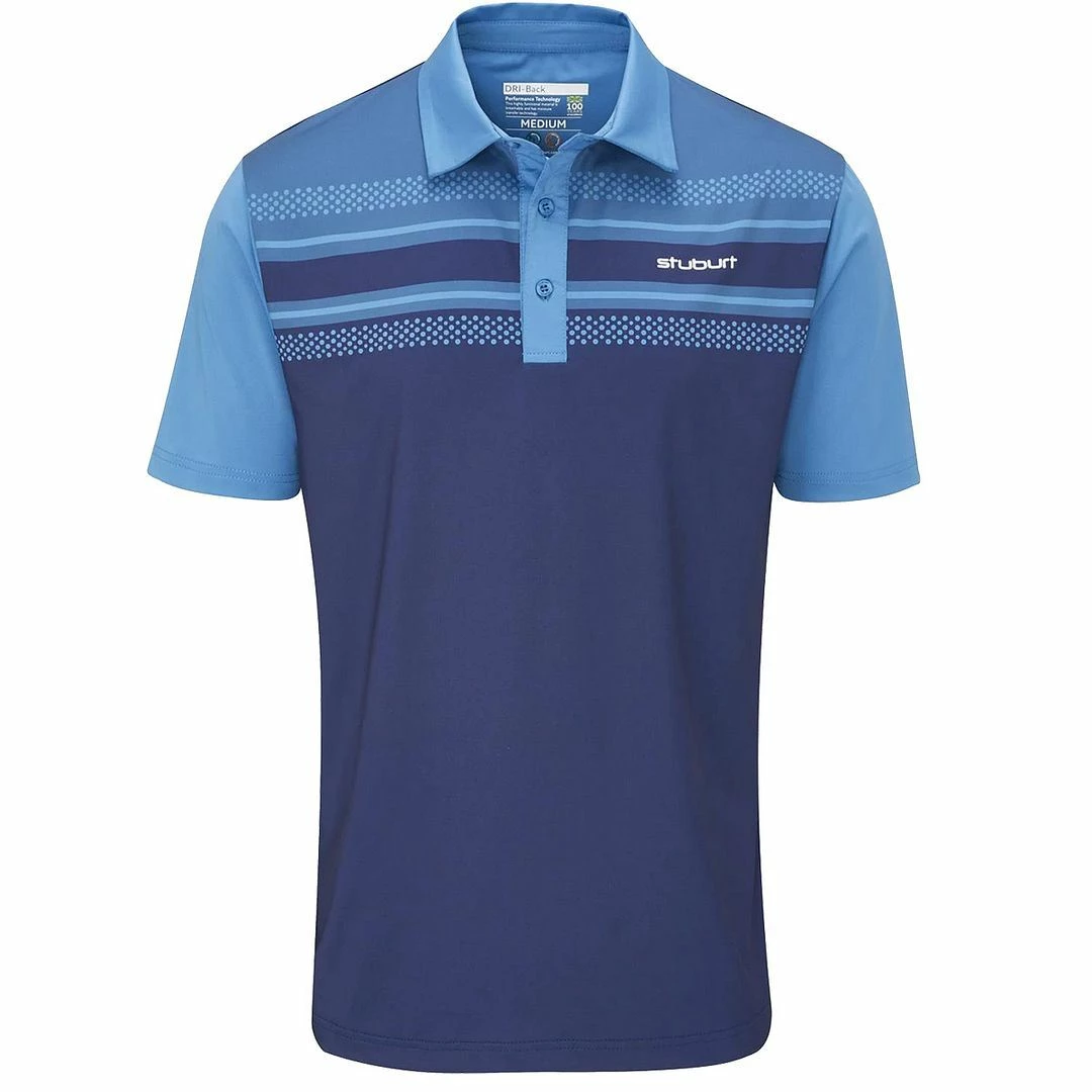 Stuburt Golf Mens Chambers Breathable DRI-Back Moisture Wicking Golf Polo Shirt - Image 4