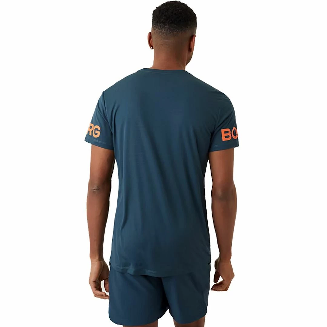 Bjorn Borg Mens Light Performance Short Sleeve Top Sport Gym T-shirt - Image 3