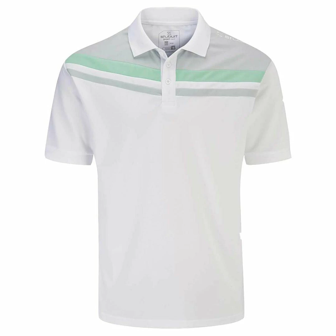 Stuburt Golf Mens Leckford Lightweight Breathable Sport Golf Polo Shirt - Image 6