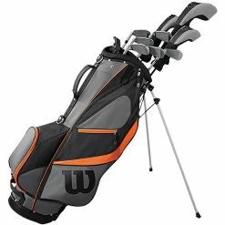Wilson Golf Mens X31 Complete Steel Shaft Package Set Stand Bag