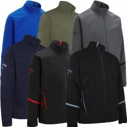 Callaway Golf Mens Stormlite SwingTech FlexFabric Waterproof Golf Jacket
