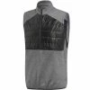 ADIDAS 3 Stripes Climaheat Quilted 1/4 Zip Performance Sleeveless Golf Gilet / Vest