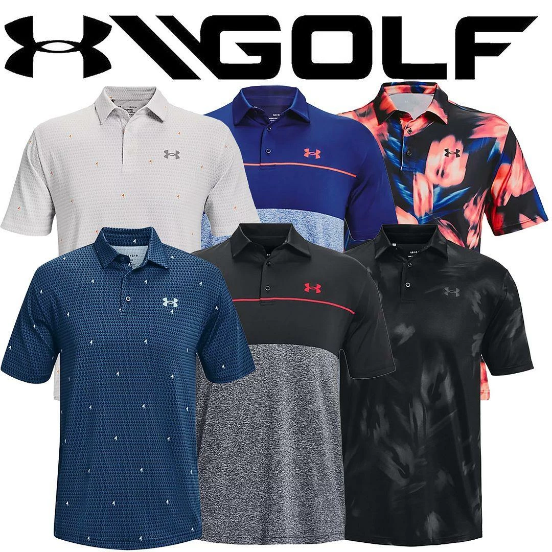 Under Armour Playoff 2.0 HeatGear Lightweight Stretch Mens Golf Polo Shirt