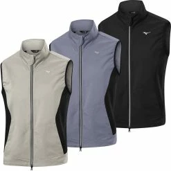 Mizuno Golf Mens Light Weight Full Zip Stretch Golf Vest