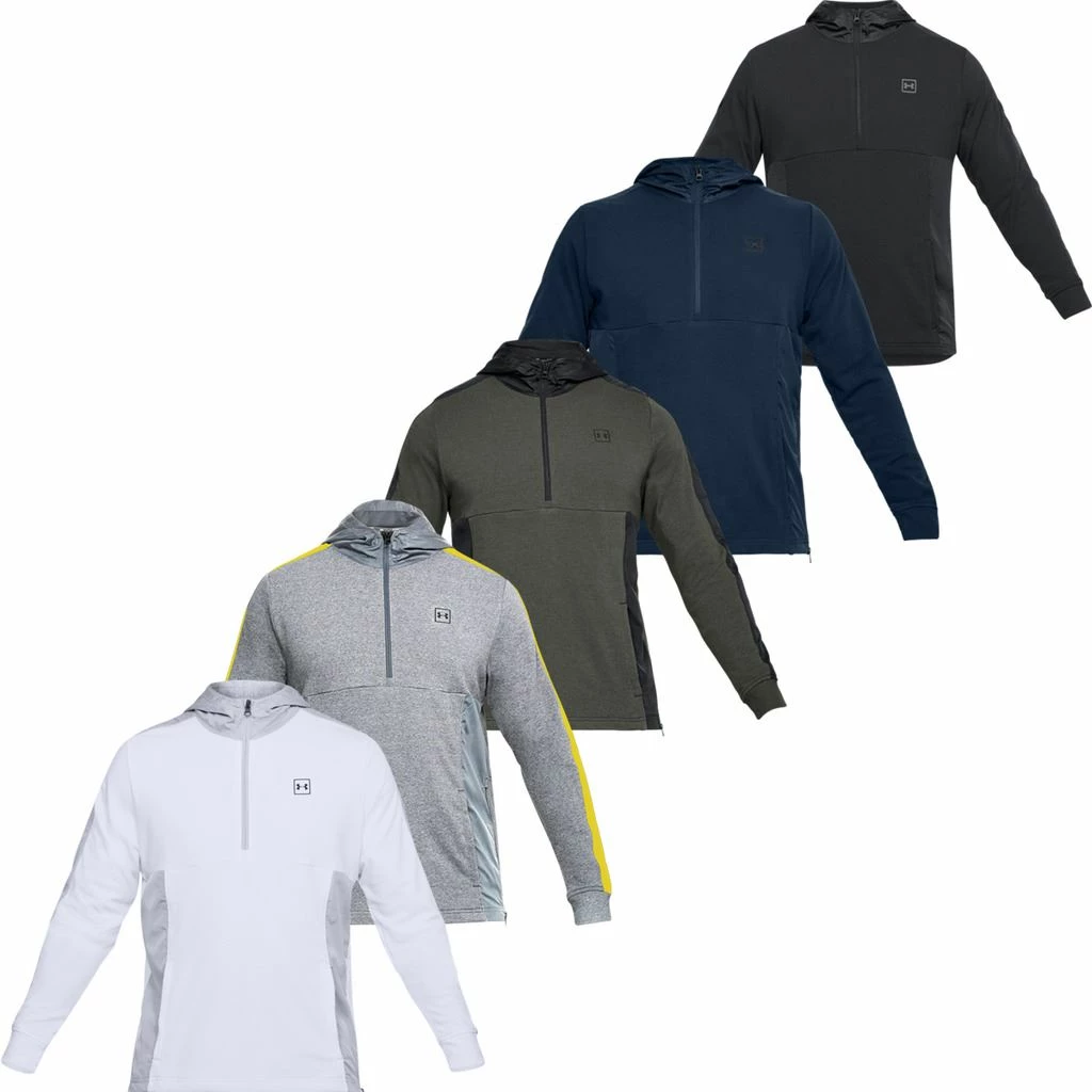 Under Armour UA Threadborne Terry Hoody Mens Sports Fitness Pullover - Image 2