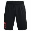 Under Armour Mens UA Tech Graphic Logo Lightweight Sports Fitness Gym Shorts