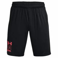 Under Armour Mens UA Tech Graphic Logo Lightweight Sports Fitness Gym Shorts