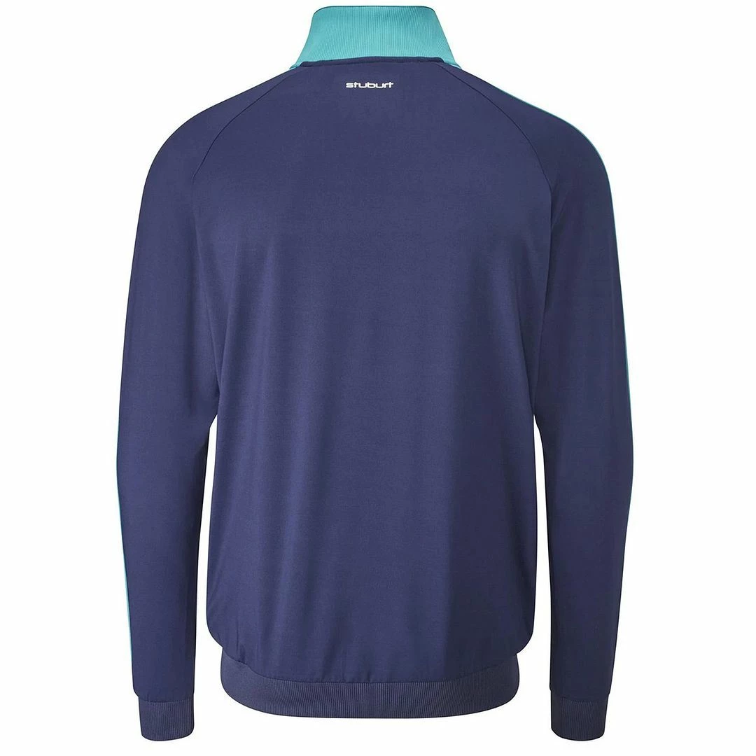 Stuburt Golf Mens Augusta Mid Layer Half Zip Windproof Golf Pullover Sweater - Image 7