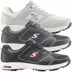 Stuburt Mens XP II Synthetic Microfibre Dri Back Waterproof Spiked Golf Shoes