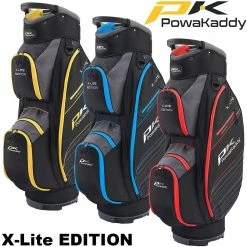 Powakaddy Golf Unisex X-Lite Edition Cart Bag Trolley Golf Bag 14-Way Divider