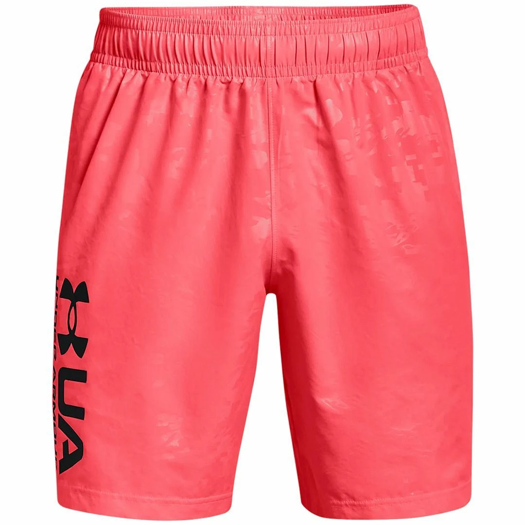 Under Armour Mens UA Woven Emboss Sports Lightweight Gym Training Shorts - Image 3