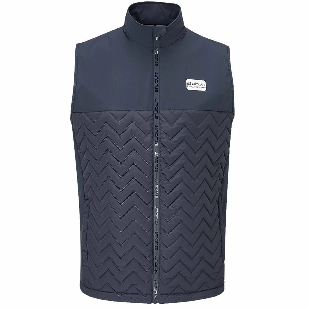 Stuburt Golf Mens Evolution Tech Thermal Padded Full Zip Windproof Golf Gilet Vest - Image 2