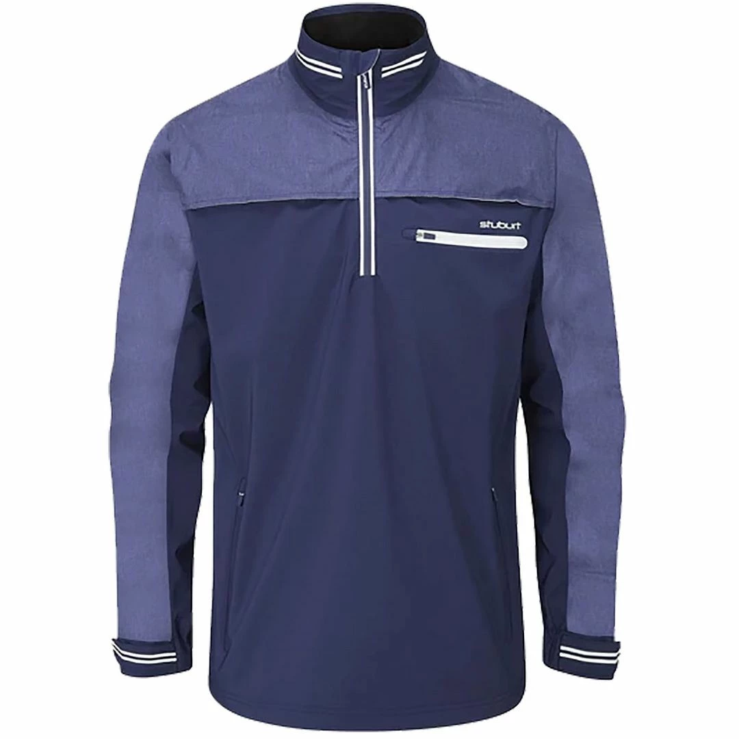 Stuburt Golf Mens Evolution Reflective Waterproof Half Zip Lightweight Golf Jacket - Image 3