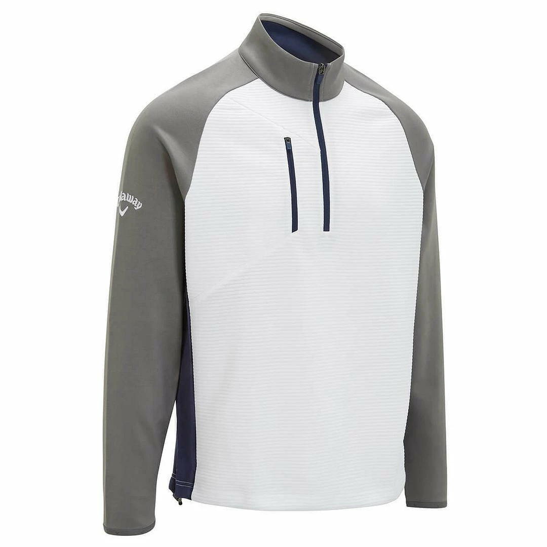 Callaway Golf Mens Blocked Ottoman 1/4 Zip Thermal Sweater SwingTech Golf Pullover - Image 4