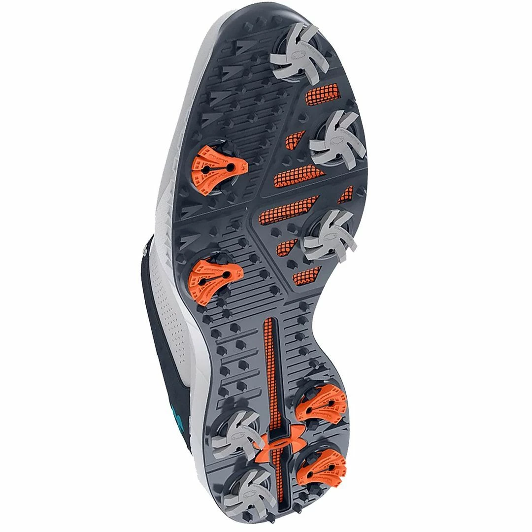 ABCGolf Under Armour Golf Mens UA HOVR Drive 2 Wide E Waterproof Spiked Golf Shoes - Image 6