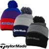 TaylorMade Mens Knitted Pom Pom Beanie Windproof Thermal Golf Winter Bobble Hat