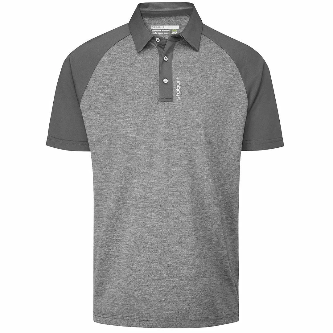 Stuburt Golf Mens Bandon Breathable DRI-Back Moisture Wicking Golf Polo Shirt - Image 2