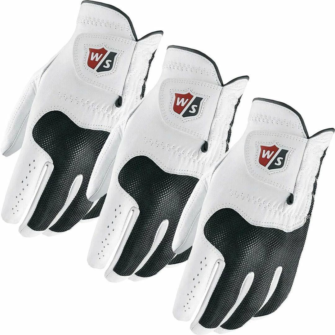 Wilson Staff Golf Conform Cabretta Leather Mens Golf Glove Left Hand Pack Of 3 - Image 2