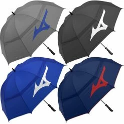 Mizuno Golf Mens 68" Tour Twin Double Canopy Vented Golf Umbrella 2023 Model