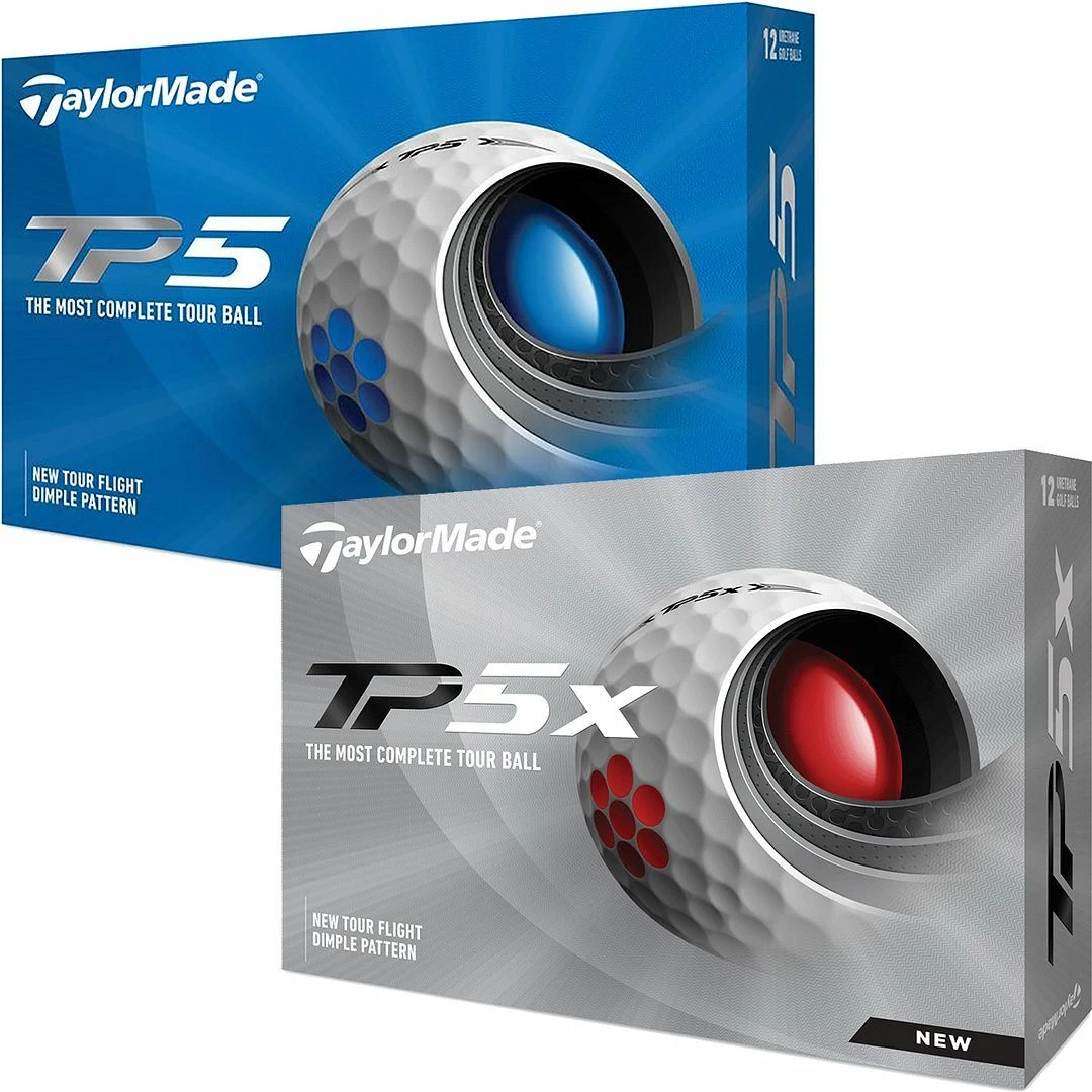 TaylorMade Golf 2023 TP5 / TP5X 5-Layers Tour Golf Balls