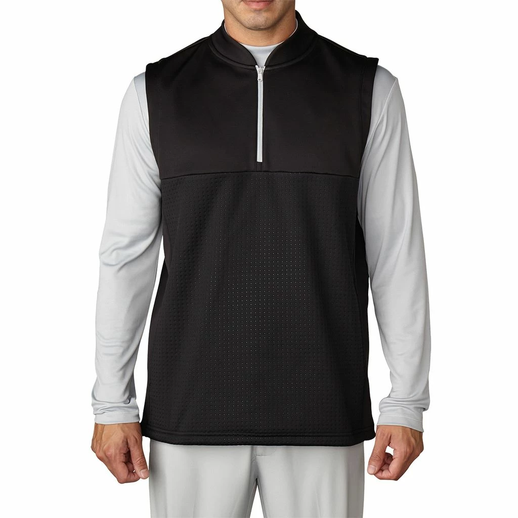 ADIDAS Golf Climawarm™ 1/4 Zip Debossed Iconic Gilet Breathable Insulation Mens Golf Vest