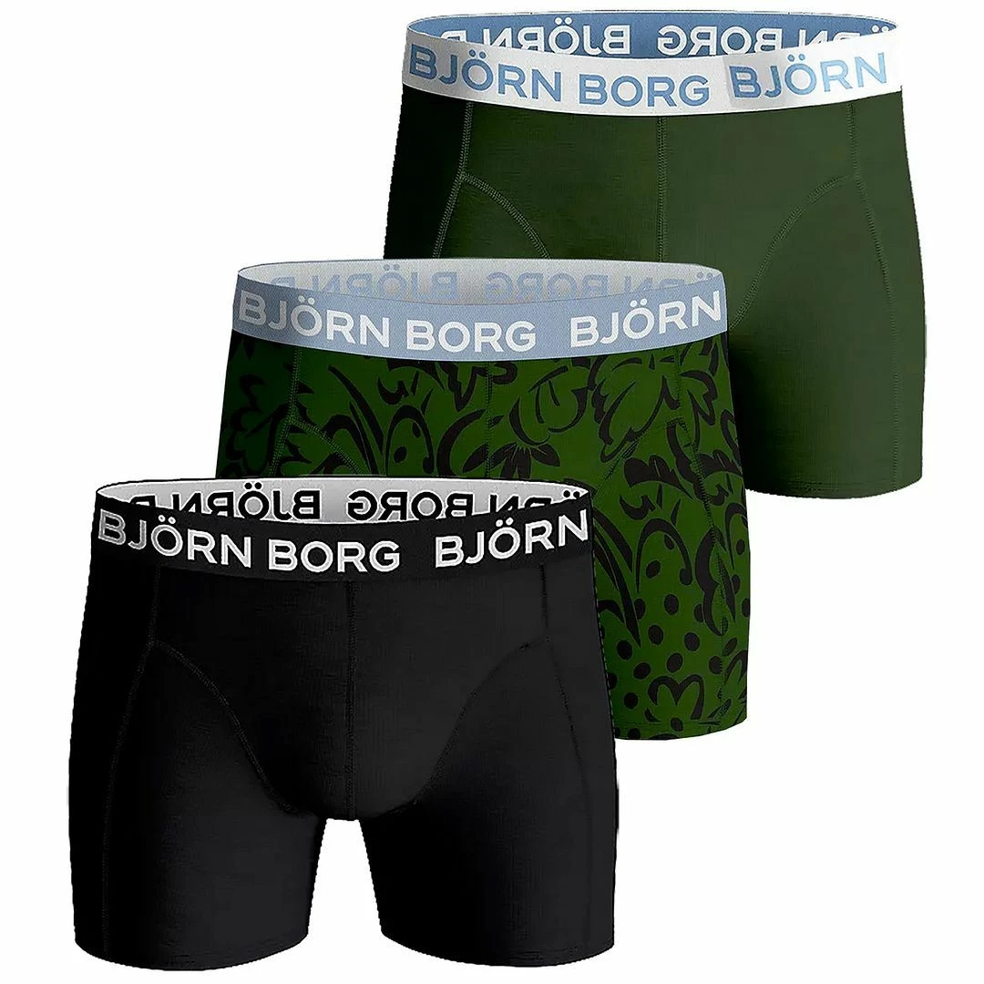 Bjorn Borg Mens Essential Shorts Boxer Briefs Underwear Many Choices 3-PACK - Image 11