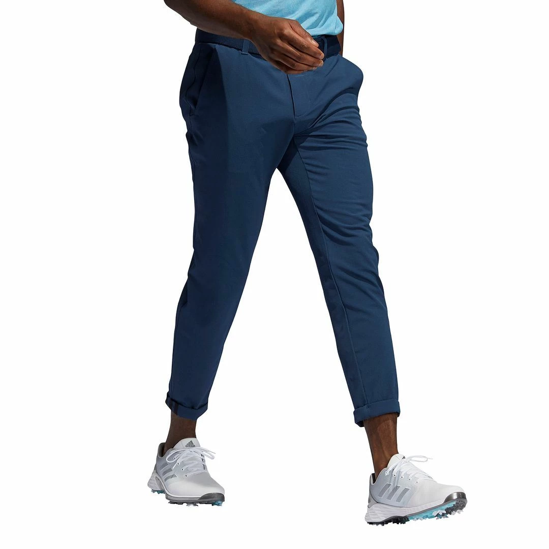 ADIDAS Golf Men's Pin Rolled Cuffs Stretch Tapered Pant Golf Trousers