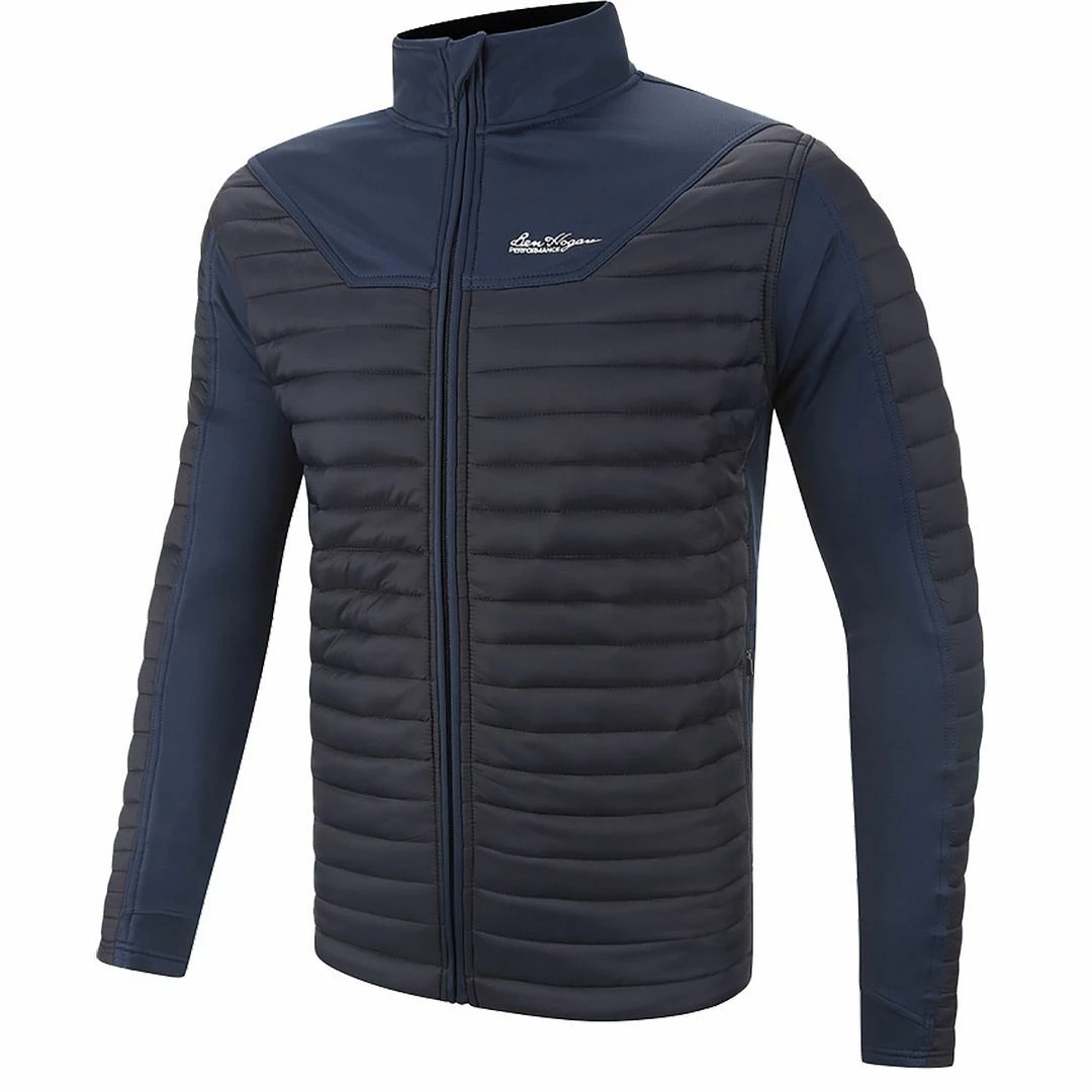 Ben Hogan Golf Mens Performance Full Zip Padded Quilted Golf Jacket - Image 2