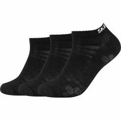 Skechers Mens Mesh Ventilation Training Low Cut Socks Pack Of 3