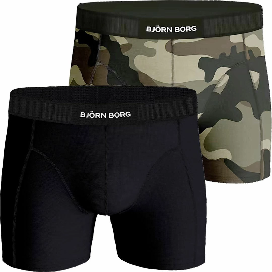 Bjorn Borg Mens Premium Cotton Shorts Boxer Briefs Underwear Many Choices 2-PACK - Image 14
