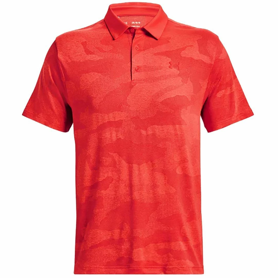 Under Armour Golf Mens UA Playoff 2.0 Jacquard Stretch Golf Polo Shirt - Image 3