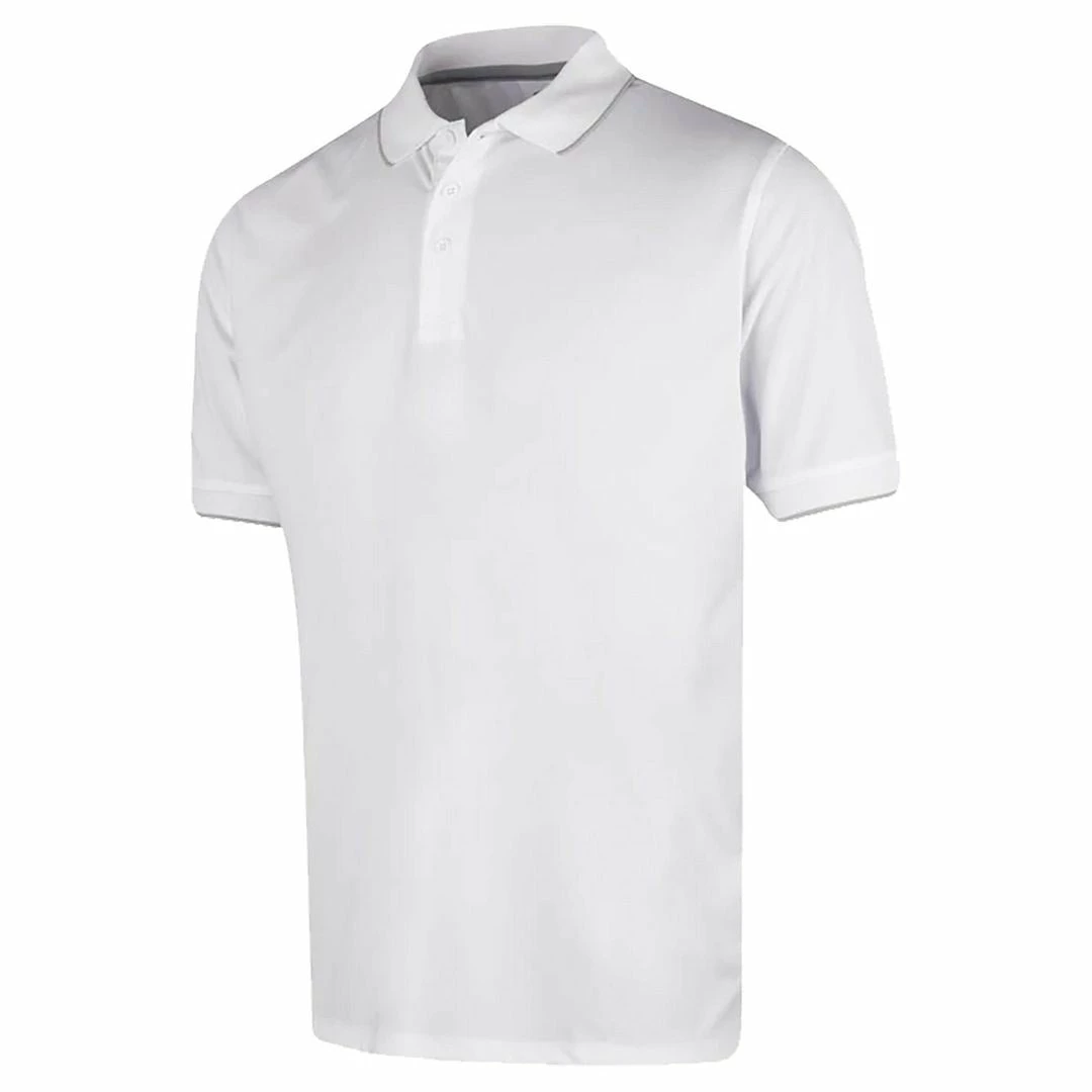 Island Green Mens Essentials Plain Performance Moisture Wicking Golf Polo Shirt - Image 4