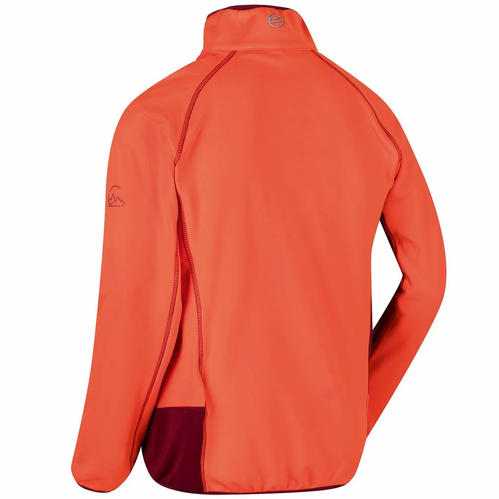 Regatta Mens Diego III Full Zip Stretch SoftShell Hiking Jacket - Image 3