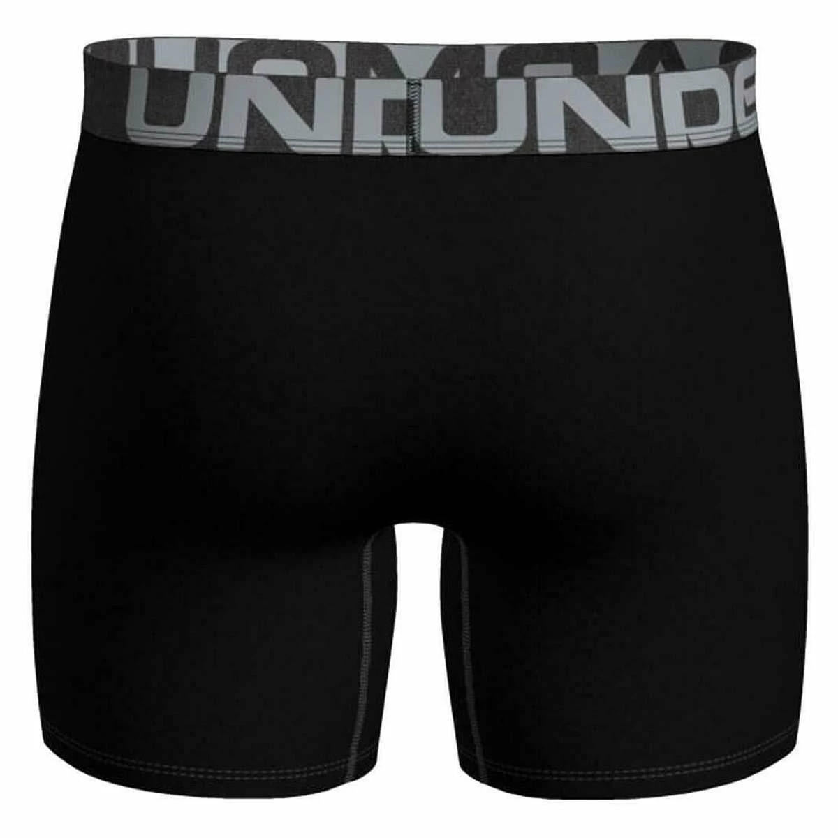Under Armour Mens UA Charged Cotton 6" Stretch BoxerJock Underwear 3-Pack - Image 24
