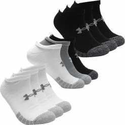 Under Armour HeatGear NS Anti-Odor Arch Support Training Socks Pack Of 3