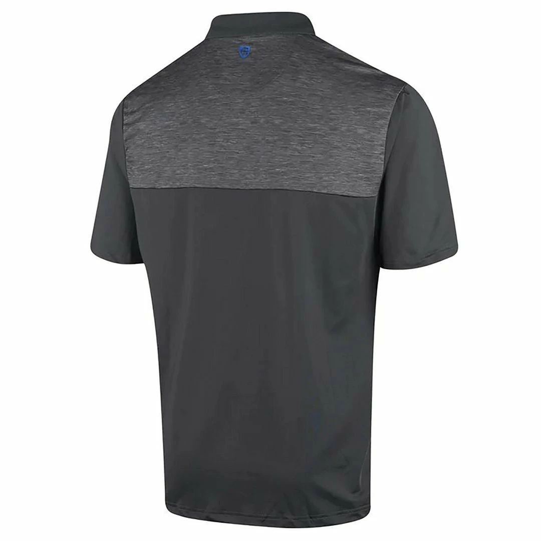 Island Green Mens Essentials Highlighted Print Golf Polo Shirt - Image 4