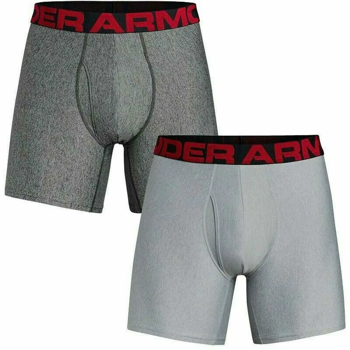 Under Armour Mens UA Tech 6" Soft Comfort Stretch BoxerJock Underwear 2-Pack - Image 5