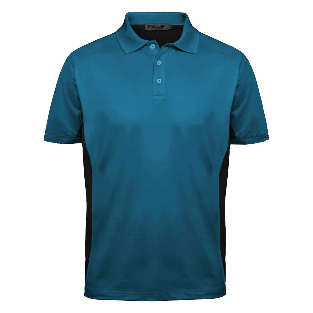 PROQUIP 360 Degree Performance Block Mens Golf Polo Shirt - Image 7