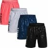 Under Armour Mens UA Woven Emboss Sports Lightweight Gym Training Shorts