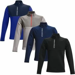Under Armour Mens UA Storm Daytona 1/2 Zip Jumper Water Repellent Golf Sweater