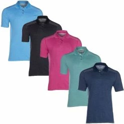Skechers Go Golf Mens Knit Seamless Short Sleeve Performance Polo Shirts