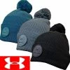 Under Armour Mens UA ColdGear Infrared Driver Pom Pom Beanie Winter Bobble Hat