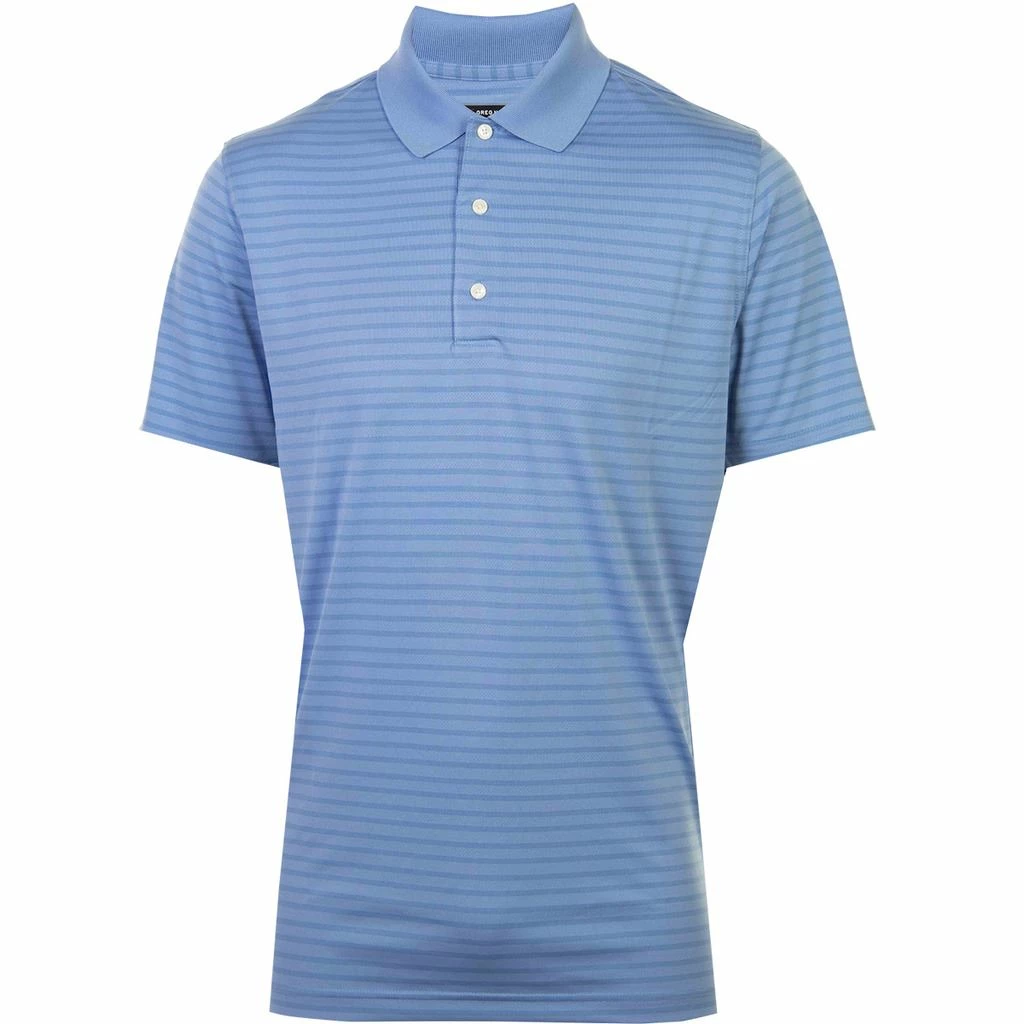 Greg Norman Mens PlayDry® Engineered Stripe Technical SS Golf Polo Shirt - Image 16