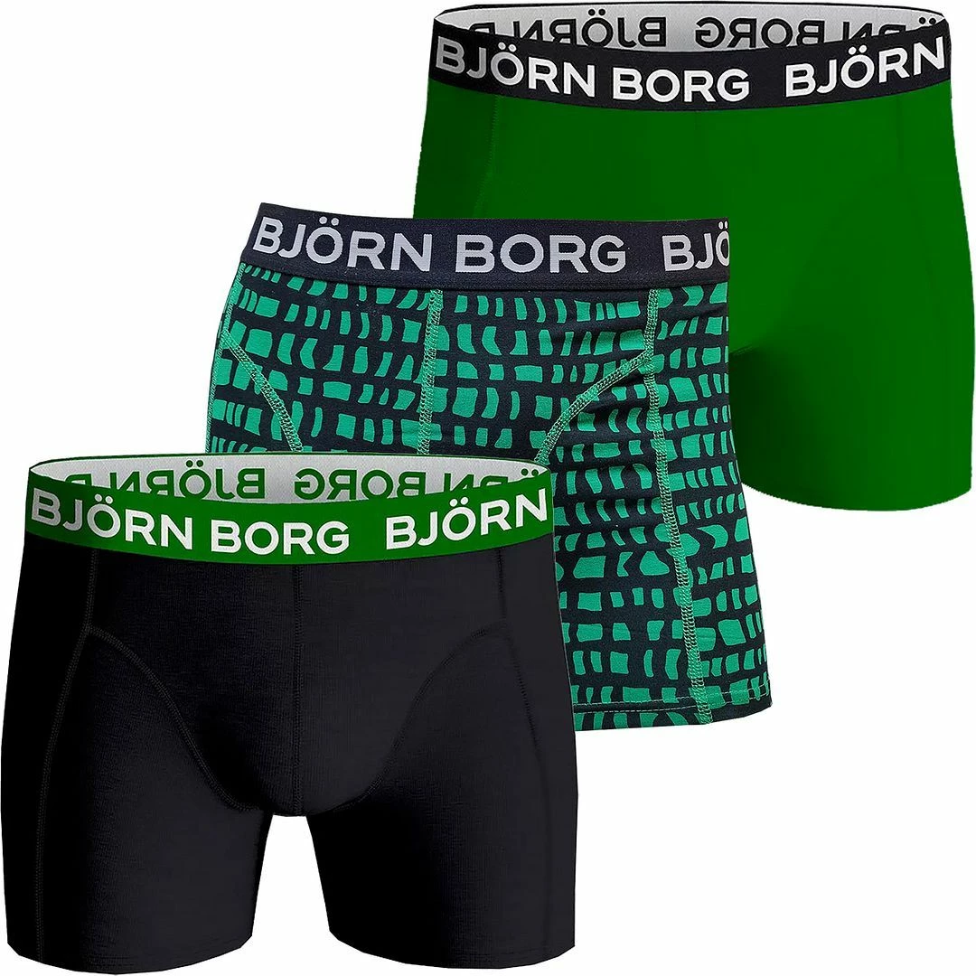 Bjorn Borg Mens Cotton Stretch Shorts Boxer Briefs Underwear Many Choices 3-PACK - Image 26