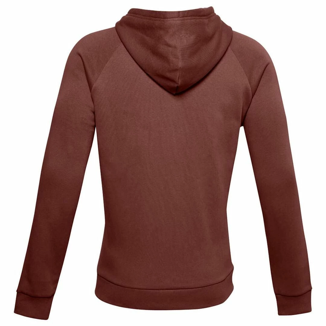 Under Armour Rival Fleece Box Logo Hoodie Mens Sports Fitness Hoody Jumper - Image 24