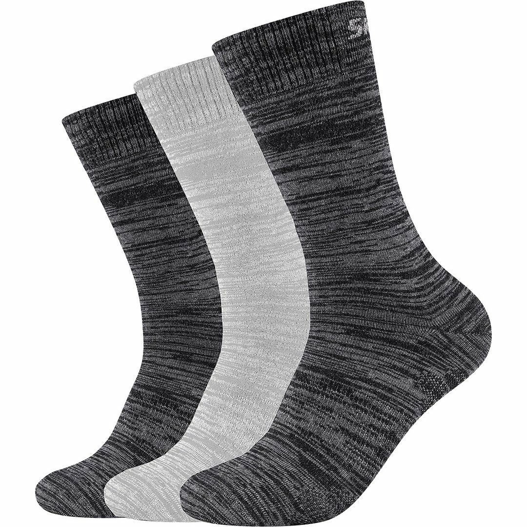Skechers Mens Mesh Ventilation Training Basic Socks Pack Of 3 - Image 3