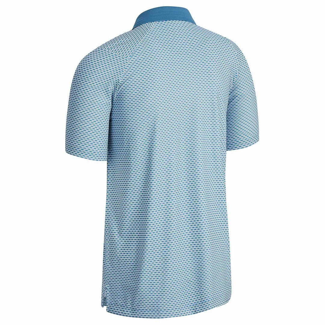 Callaway Golf Mens All Over Chev Grid Stretch Golf Polo Shirt - Image 6