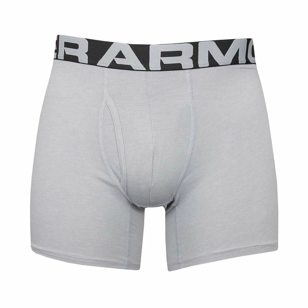 Under Armour Mens UA Charged Cotton 6" Stretch BoxerJock Underwear 3-Pack - Image 13